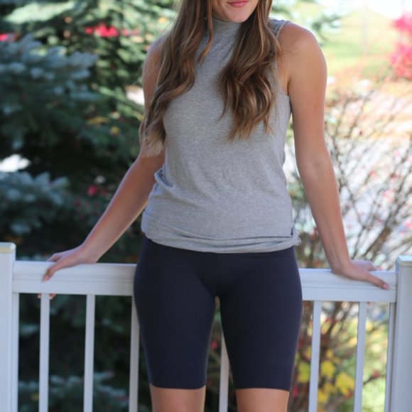 2pack COMFY FOREVER Navy High Waisted Biker Shorts - Picture 4 of 15